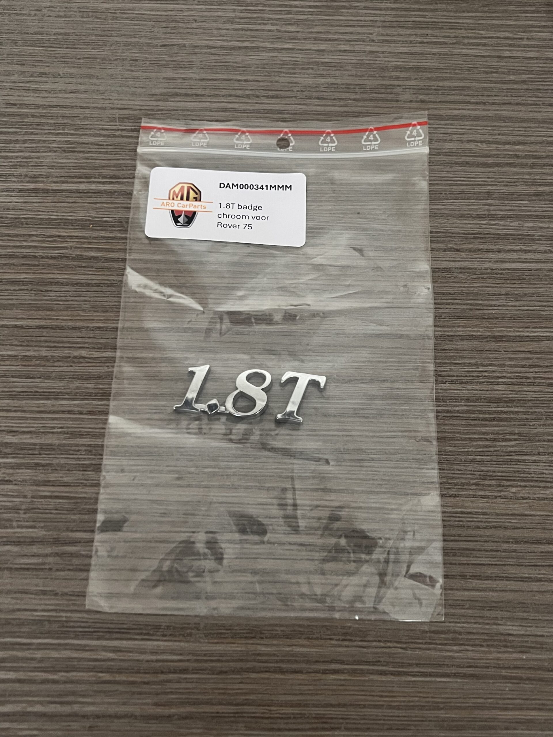 1.8T embleem (chroom) voor de kofferklep